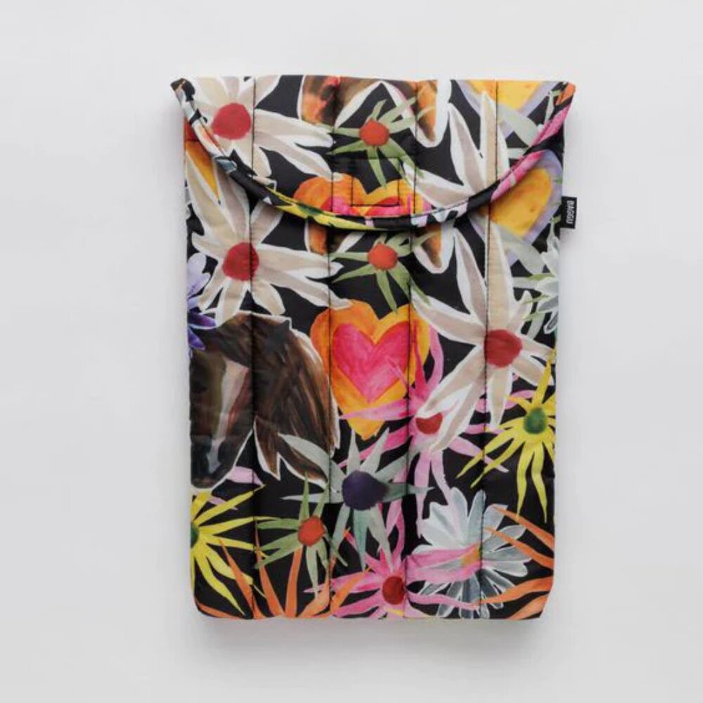 Baggu x Jessica Williams Horse Collage 13-inch puffy laptop sleeve